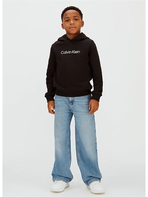 inst. logo reg terry hoodie CALVIN KLEIN JEANS | IU0IU00679BEH